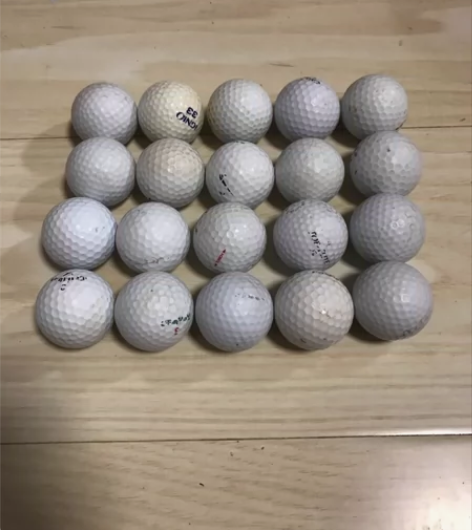 高尔夫球(二手) 6,7成新。 20个。 ...