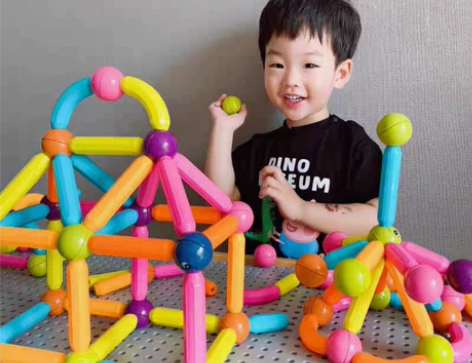 全新纽奇Nukied加大号磁力棒积木波普磁...