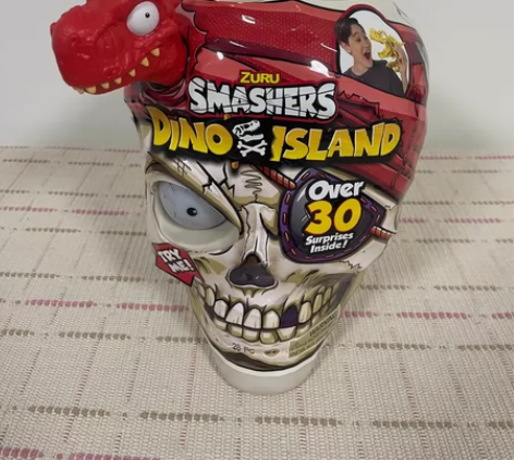 全新塑料膜裂开ZURU爆裂小子恐龙蛋发光化...