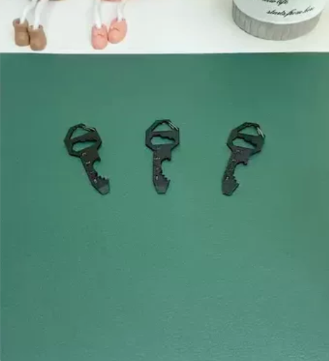 户外钥匙扣卡式工具多功能割绳刀开瓶器内六角...