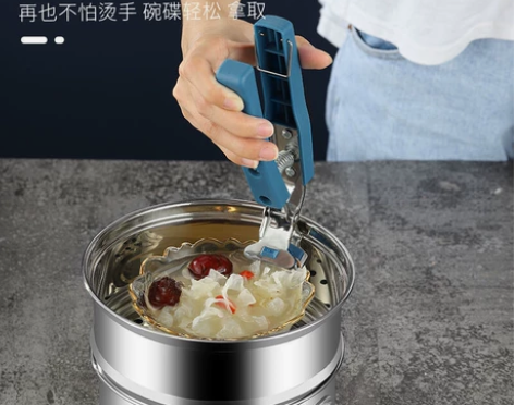不锈钢防烫夹取碗夹提盘子夹碗器抓盘器夹子厨...