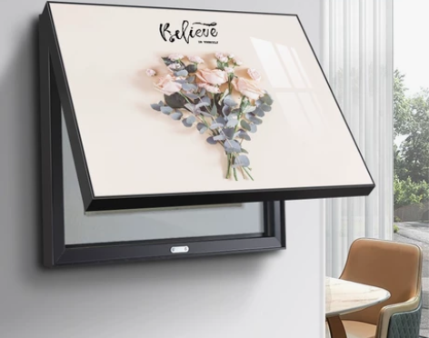 北欧风电表箱装饰画时尚简约客厅名画开关盒免...