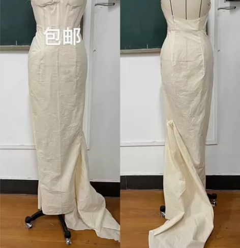 服装设计立裁礼服作业不退不换 感兴趣的话点...