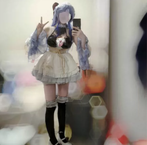 悠窝窝甘雨女仆装cos大全套 S码 悠窝窝...