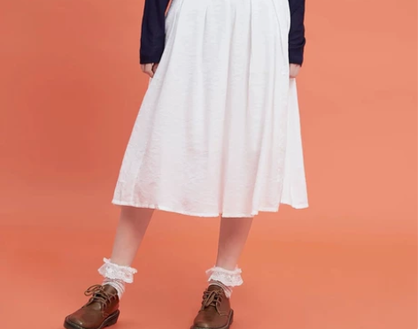 全新美特斯邦威纯色休闲中长半裙 质量很好 ...