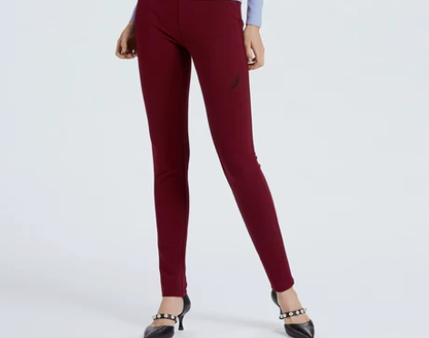 ochirly欧时力夏装字母铅笔裤易搭裤子...