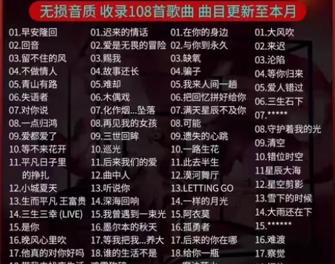 车载cd碟片  2023流行新歌  热门音...