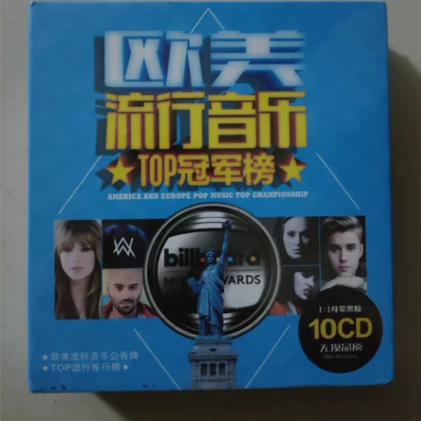 汽车载cd碟片 2023欧美流行 无损...