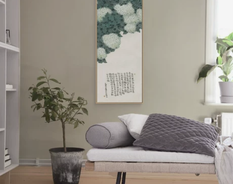 李玄关装饰画禅意走廊过道挂画书房壁画字画