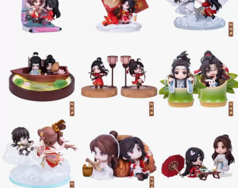 魔道祖师天官赐福手办 莲坞舟行手办（特典：...