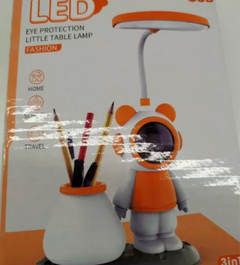 可充电的小台灯，玩具造型的，小朋友应该很喜...