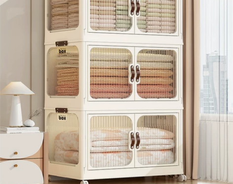 加厚超大收纳箱家用塑料衣柜装衣服衣物玩具整...