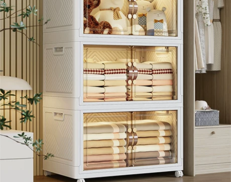 收纳箱家用衣柜衣服衣物裤子被子整理神器塑料...