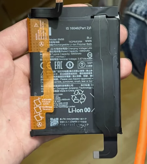 红米k40游戏增强版电池 原装拆机  BM...