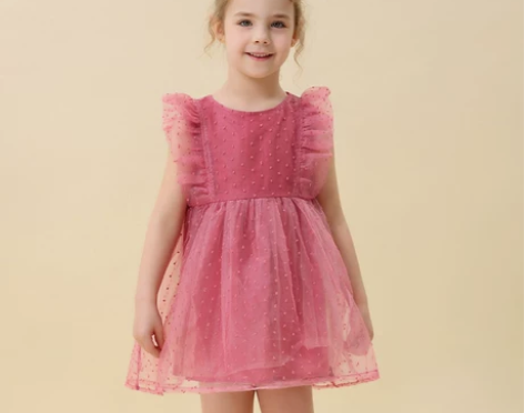 印象童年女童连衣裙夏季洋气儿童超仙裙子小女...