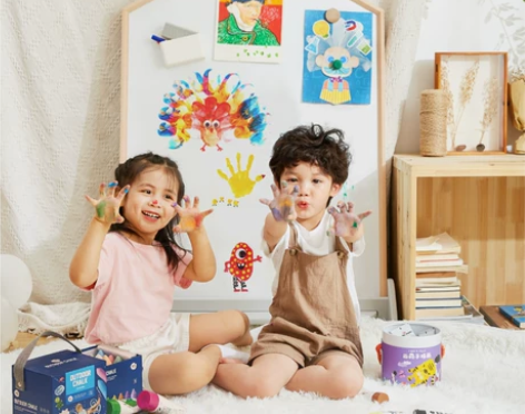 美乐童年儿童大画板写字板宝宝家用画画板磁性...