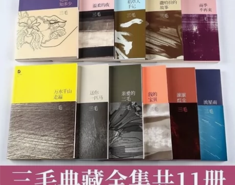 毛作品全集11册全套珍藏版撒哈拉的故事现当...