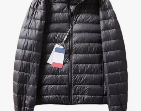 超值福利!外贸尾单!剪标轻型90羽绒棉男士...