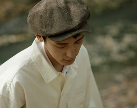 【是他的独特品味】复古秋冬休闲英伦男士鸭舌...