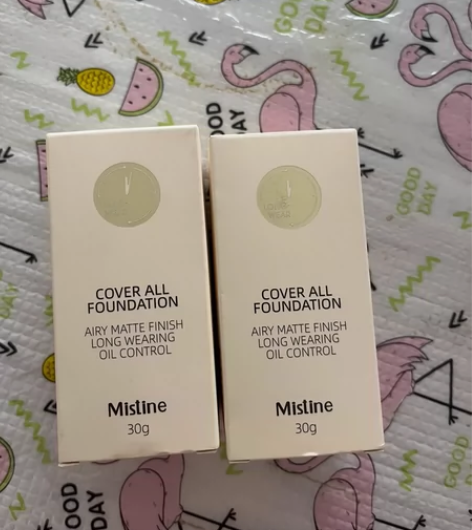 Mistine蜜丝婷小蓝盾粉底液遮瑕不脱妆...