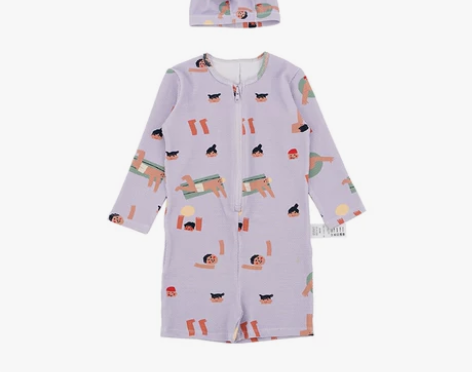 RICEANDSKY 婴儿童宝宝连体游泳衣...