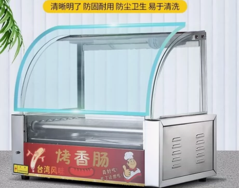 台湾热狗机烤肠机商用小型全自动烤香肠机家用...