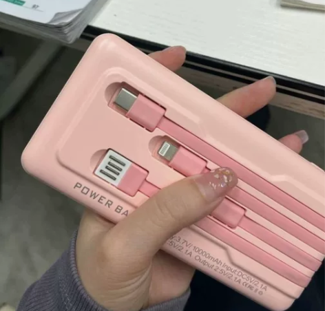 自带线快充20000毫安充电宝耐用1万华为...