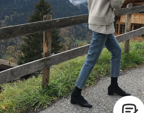 春秋款小个子复古高腰牛仔裤八分裤 ?非常非...