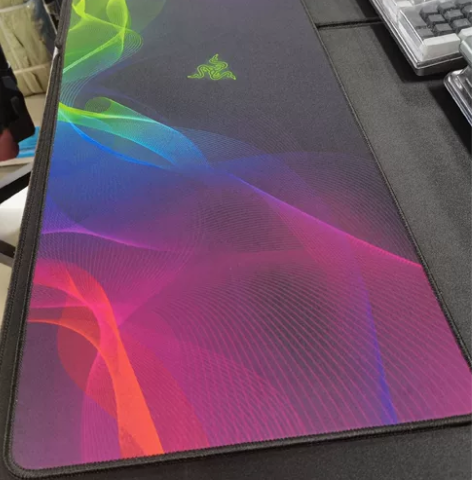 【全新包邮】雷蛇鼠标垫大号超大键盘垫细面笔...