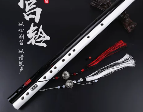 竹笛笛子顾昀笛黑白古风笛子专业初学成人学生...