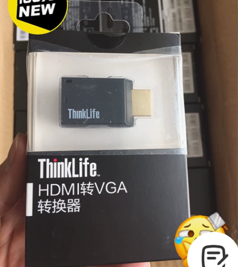 全新联想thinklife标准HDMI转v...