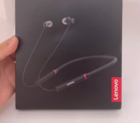 Lenovo联想运动蓝牙耳机挂脖围脖式磁吸...