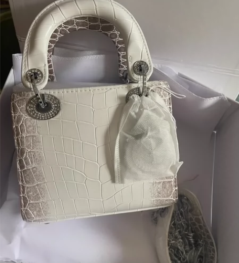 d家戴妃包喜马拉雅17cm小号戴妃鳄鱼纹 ...