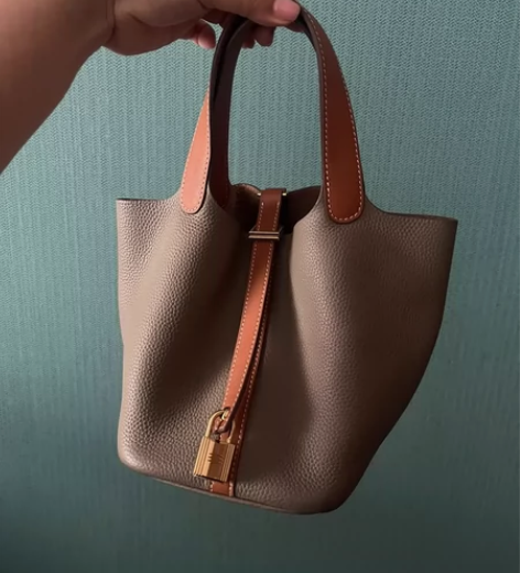 头层进口皮  菜篮子  小号 无标  无钥...