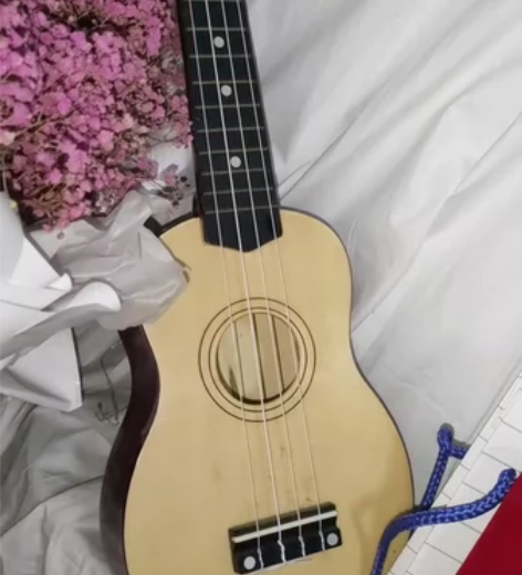 闲置的尤克里里,一时兴起,买来没学过就没有...