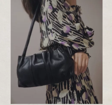 福利好价！小众elleme牛皮云朵包手拿包...