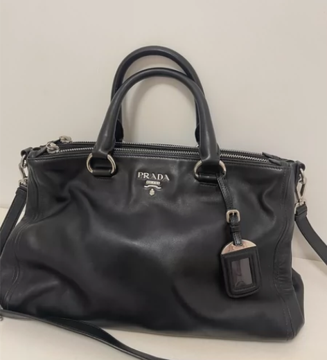 罗意威 手提单肩包 翻毛绒材质 尺寸：40...