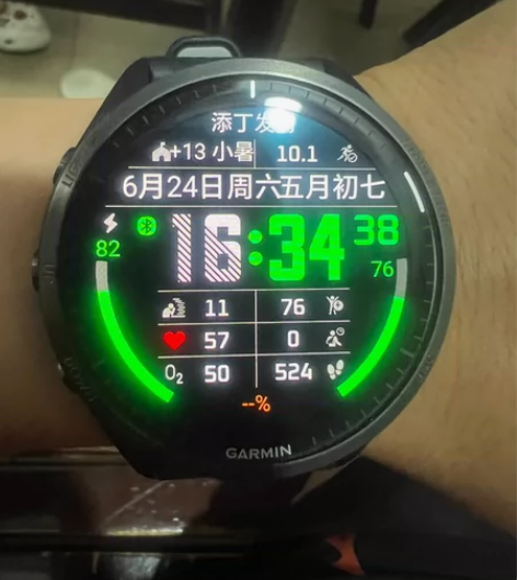 跑步用了几次的佳明手表965，9.8成新基...