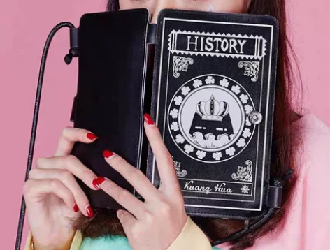 哐花村斜挎包 皮革长款钱包多功能钱包女 单...