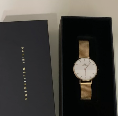 dw手表女 PETITE系列优雅流金石英女...