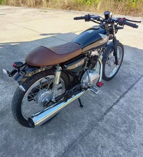 二手摩托车本田cg125改装完美复古机车 ...