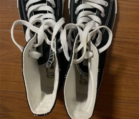 回力帆布鞋38码，仅穿过一次，低价出！ 不...