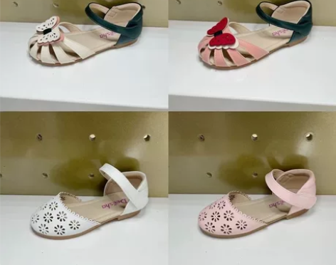 笛莎正品软底公主鞋小公主女童凉鞋清仓蝴蝶结...