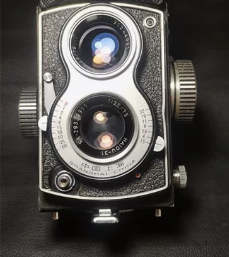 老相机海鸥双反 4型 120相机 相机编号...