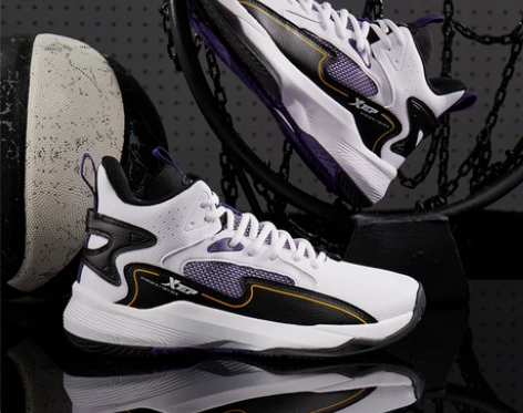 特步男鞋篮球鞋男秋季高帮运动鞋耐磨防滑学生...