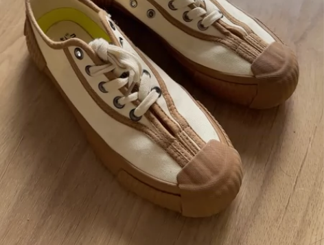 飞跃饼干帆布鞋35码 95新 穿了一两次整...