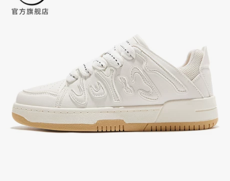 feiyue/飞跃厚底小白鞋女春夏款百搭板...