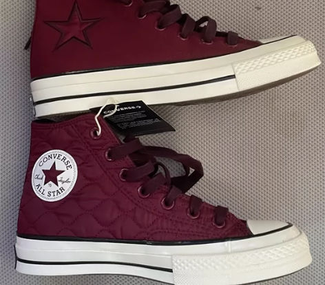 全新匡威38码高帮酒红 感兴趣的话点“我想...