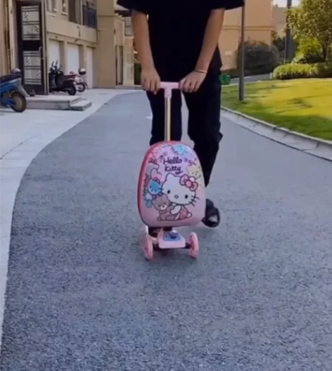 【全新滑板行李箱】儿童滑板车箱包滑板儿童箱...