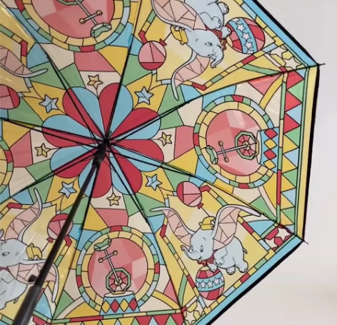 711迪士尼玻璃雨傘 小飛象剩2 愛麗絲剩...